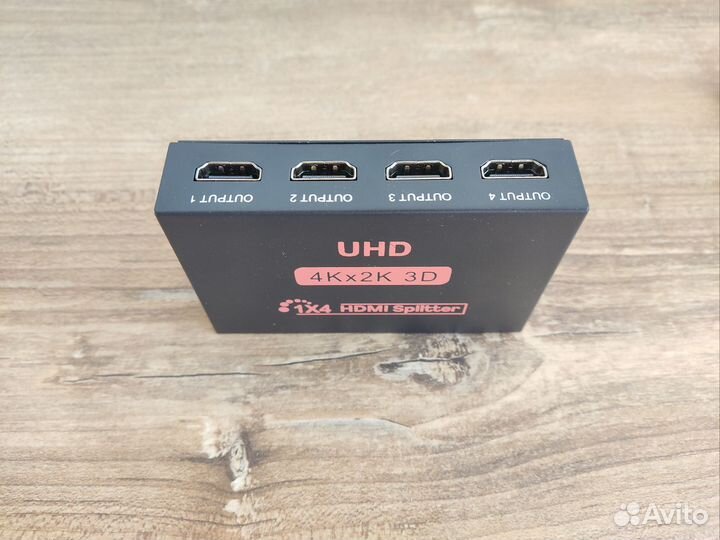 Hdmi разветвитель / Сплиттер 1x4 / Full HD / 4K