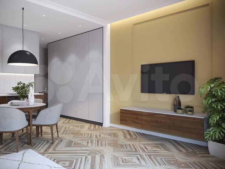 2-к. апартаменты, 60,1 м², 6/11 эт.