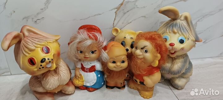 Резиновые игрушки СССР