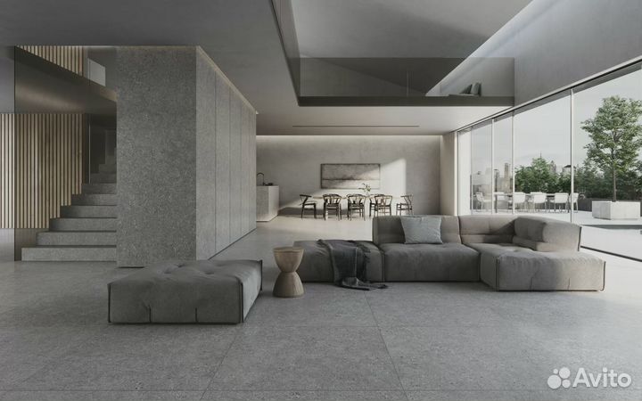 Плитка manhattan 4D 100X100 напольная - под бетон, под камень, Испания