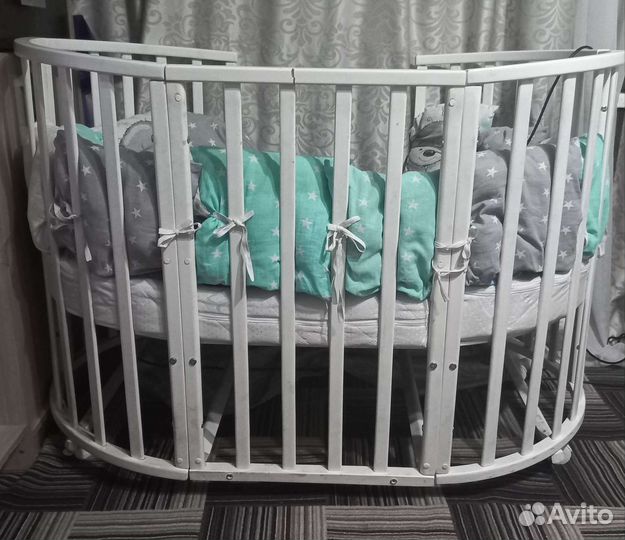 Детская кроватка круглая бу