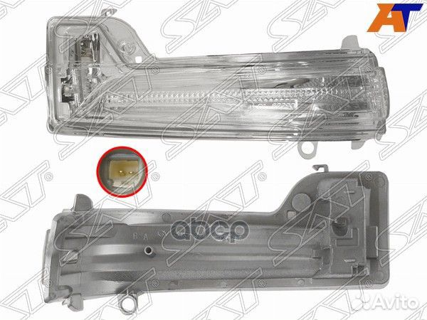 Поворот в зеркало toyota hilux revo 15- LH - св