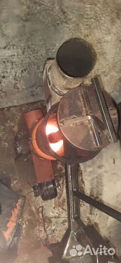 Печь на отработке