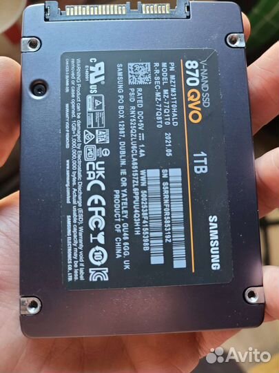 Ssd Samsung 870 qvo 1tb