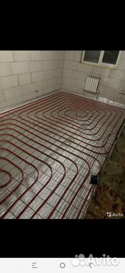 Отопление, водоснабжение, водоочистка, Теплый пол