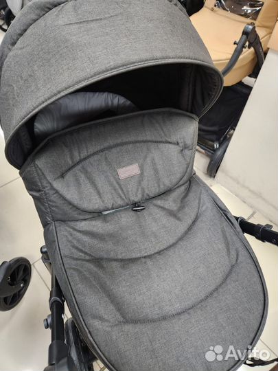 Коляска 3 в 1. Люкс мом 808. Чёрный