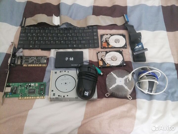 Лот комплектующих для пк