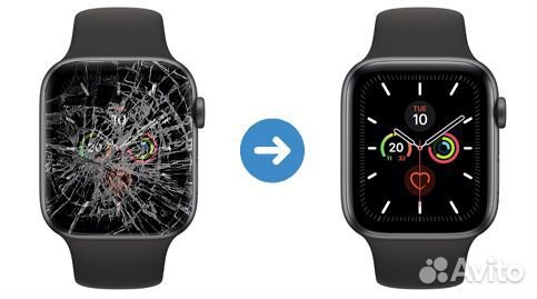 Замена стекла на Apple watch, iPhone, iPad