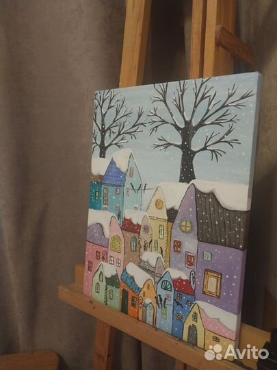 Картина Стокгольм зима