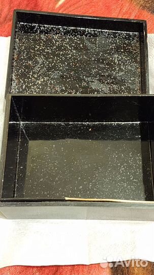 Винтажная шкатулка из папье маше