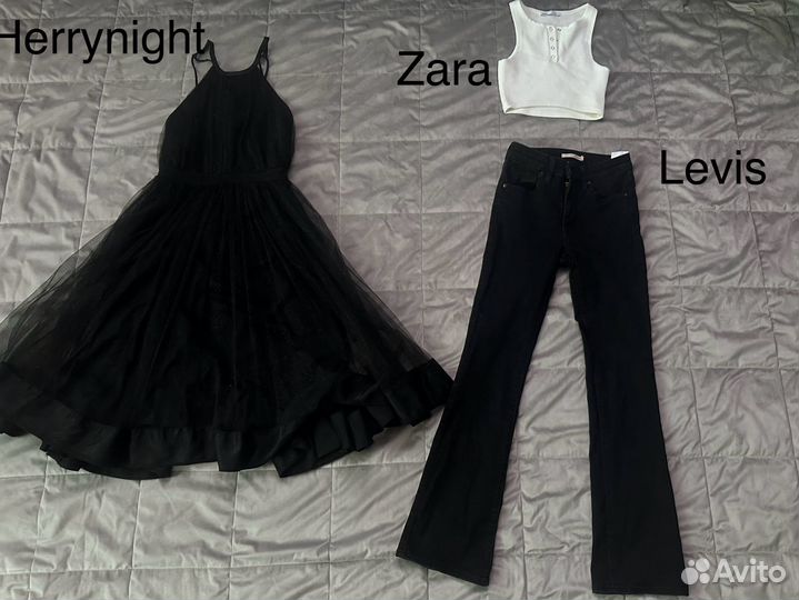 Вещи пакетом zara lime XS