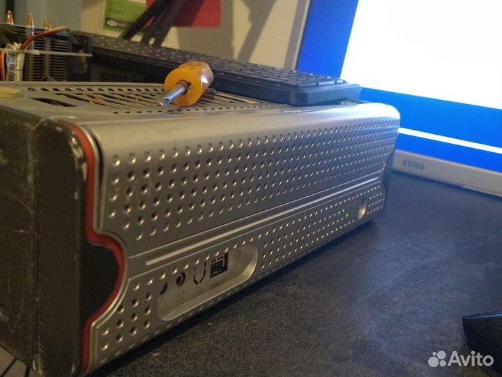 Пк в тонком корпусе Х79 xeon E5-2630v2 /4gb/80gb