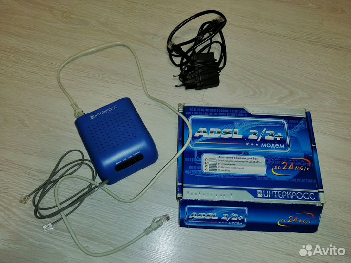 Adsl модем интеркросс 2/2+