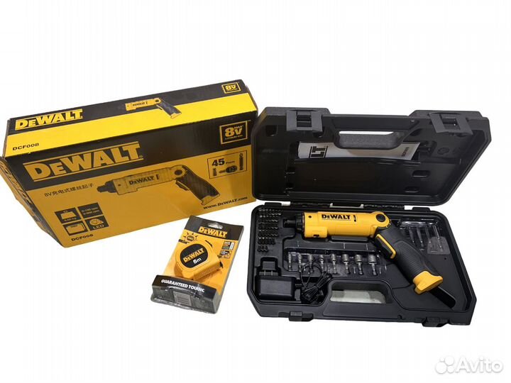 Аккумуляторная отвертка dewalt DCF008