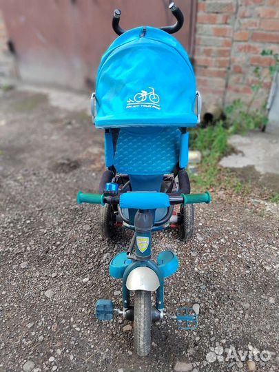 Велосипед трёхколёсный с ручкой