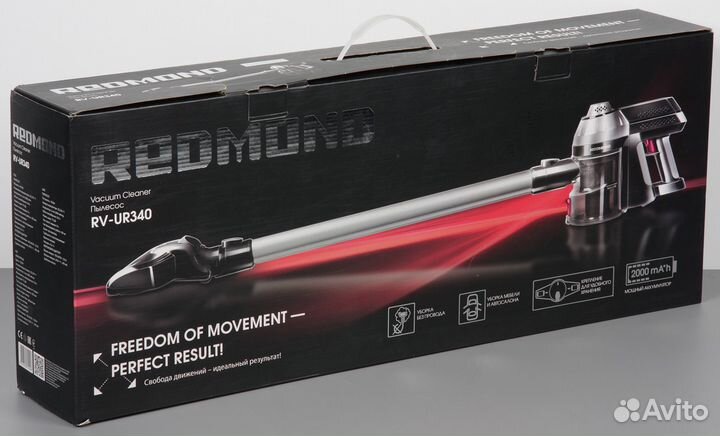 Вертикальный пылесос redmond ur 340