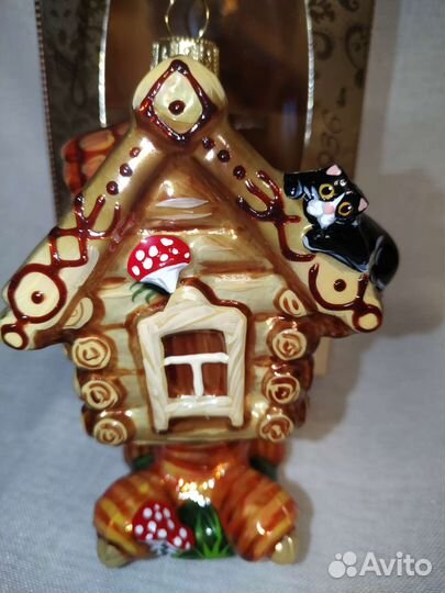 Избушка. Ёлочные игрушки Ариель