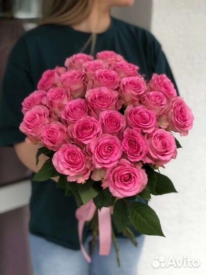 Цветы розы букет