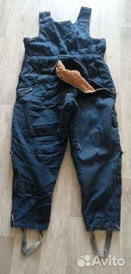 Зимние ватные штаны