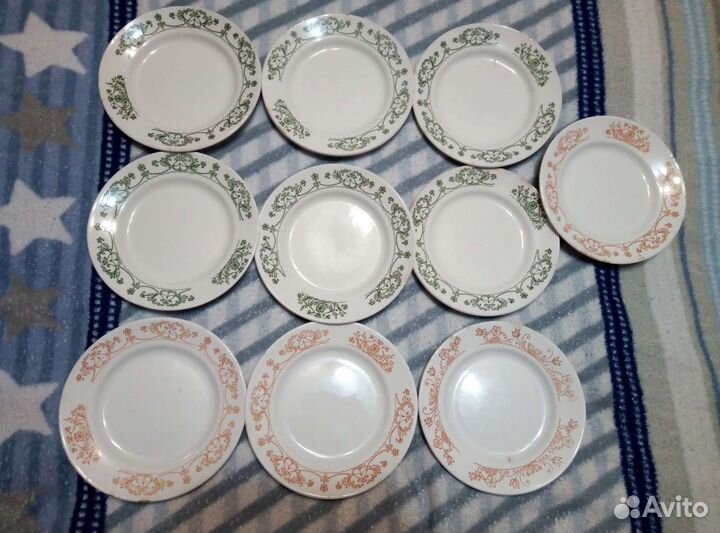 Тарелки СССР. Фарфор