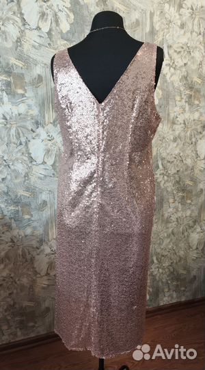 Платье с пайетками женское 50 52