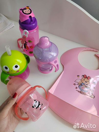 Поильник непроливайка новые, б/у для кормления