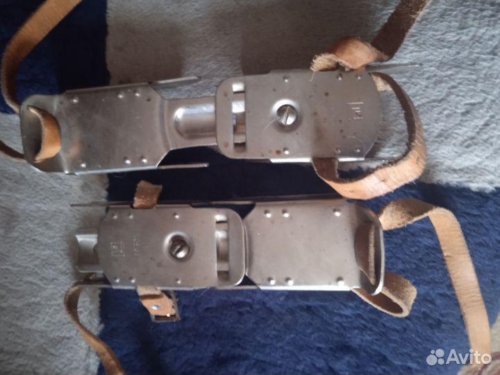 Детские железные складные коньки