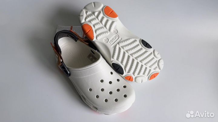 Сабо Crocs белые унисекс