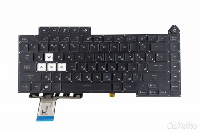 Клавиатура для Asus G513QE с подсветкой p/n: 90NR