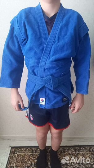 Куртка для самбо, самбовка, кимоно для подростка