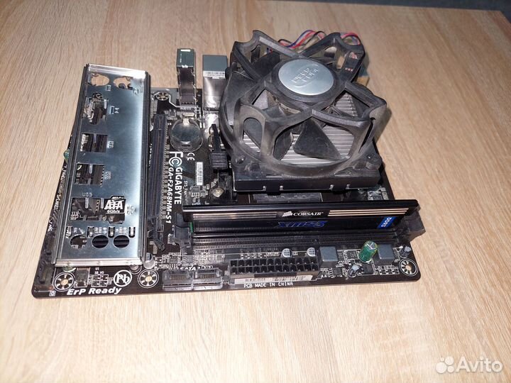 Материнская плата + процессор AMD A4-4020 + озу4Гб