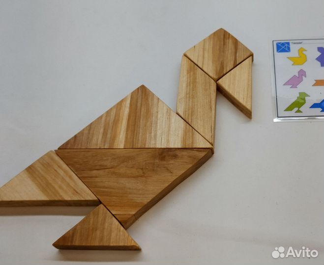 Головоломка Танграм ручной работы