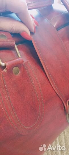 Сумка саквояж винтаж ретро