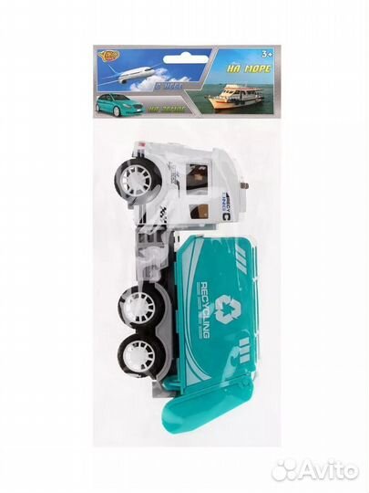 Машинка Мусоровоз инерционный 13,5х5х6 см M1534-4