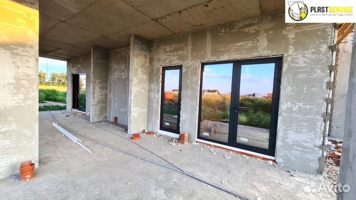 Алюминиевые окна холодный профиль, остекление