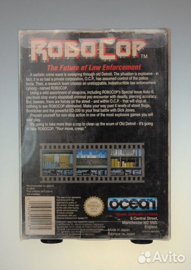 Картридж Nintendo NES Robocop