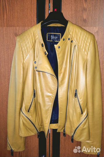 Женская кожаная куртка Roksan 44-46 р как новая