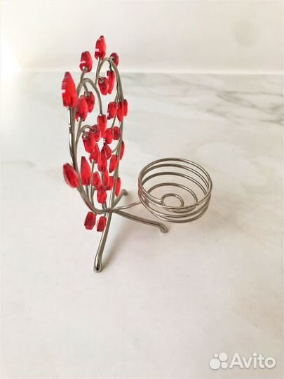 Подсвечник Сердце Swarovski Оригинал Кристаллы