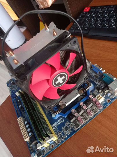 Материнская плата с процессором