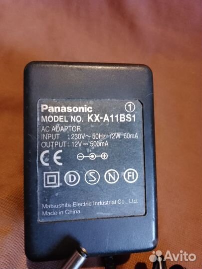 Блок питания panasonic 12v