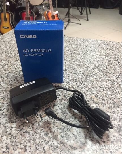 Сетевой адаптер для синтезаторов и пианино Casio
