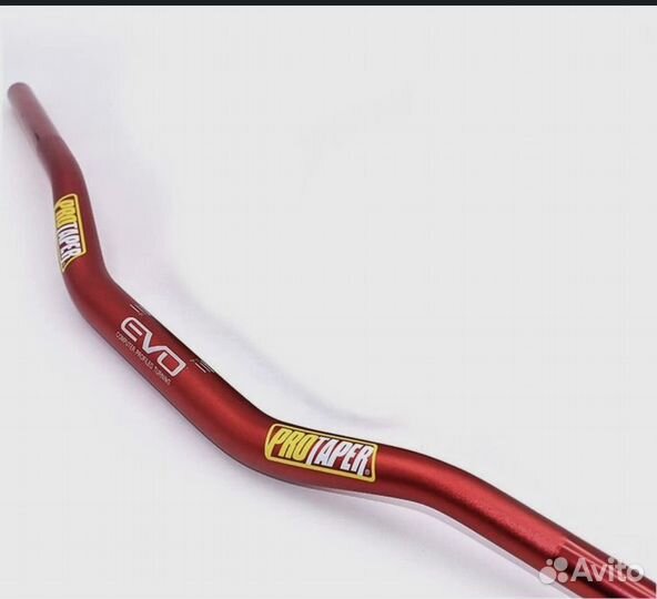 Руль алюминиевый Pro Taper EVO 22/28мм (красный)