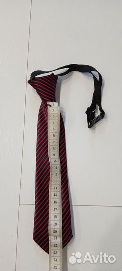 Мужской галстук бордовый