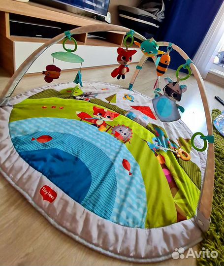 Развивающий коврик tiny love солнечная полянка