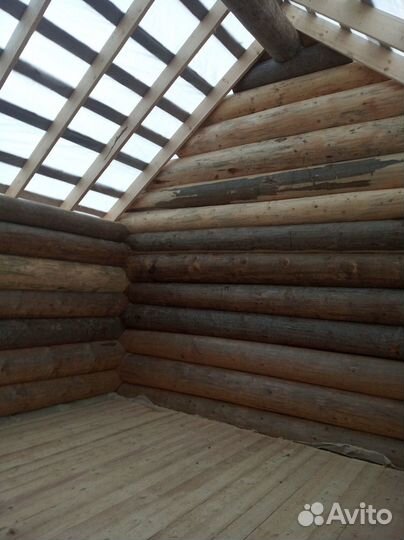 Готовый сухой Сруб,бревно D40см-срублен 2,5г назад