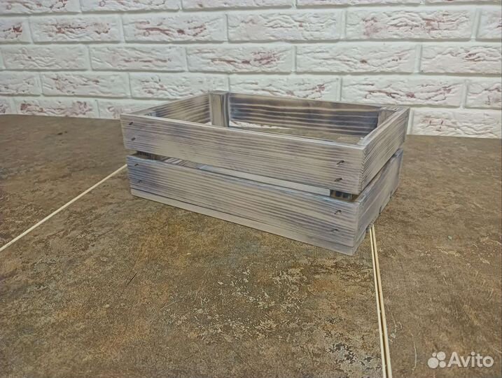 Ящик деревянный подарочный