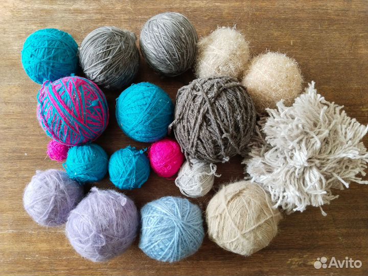 Пряжа нитки для вязания пакетом