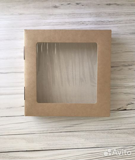 Коробки с окном подарочные 10 штук