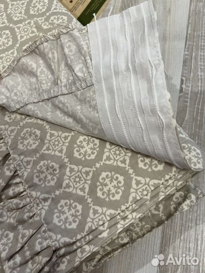 Шторы интерьерные с рюшами