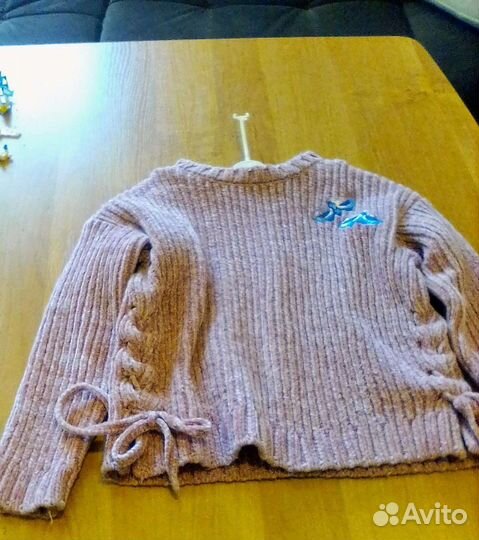 Свитер джемпер для девочки, р.122